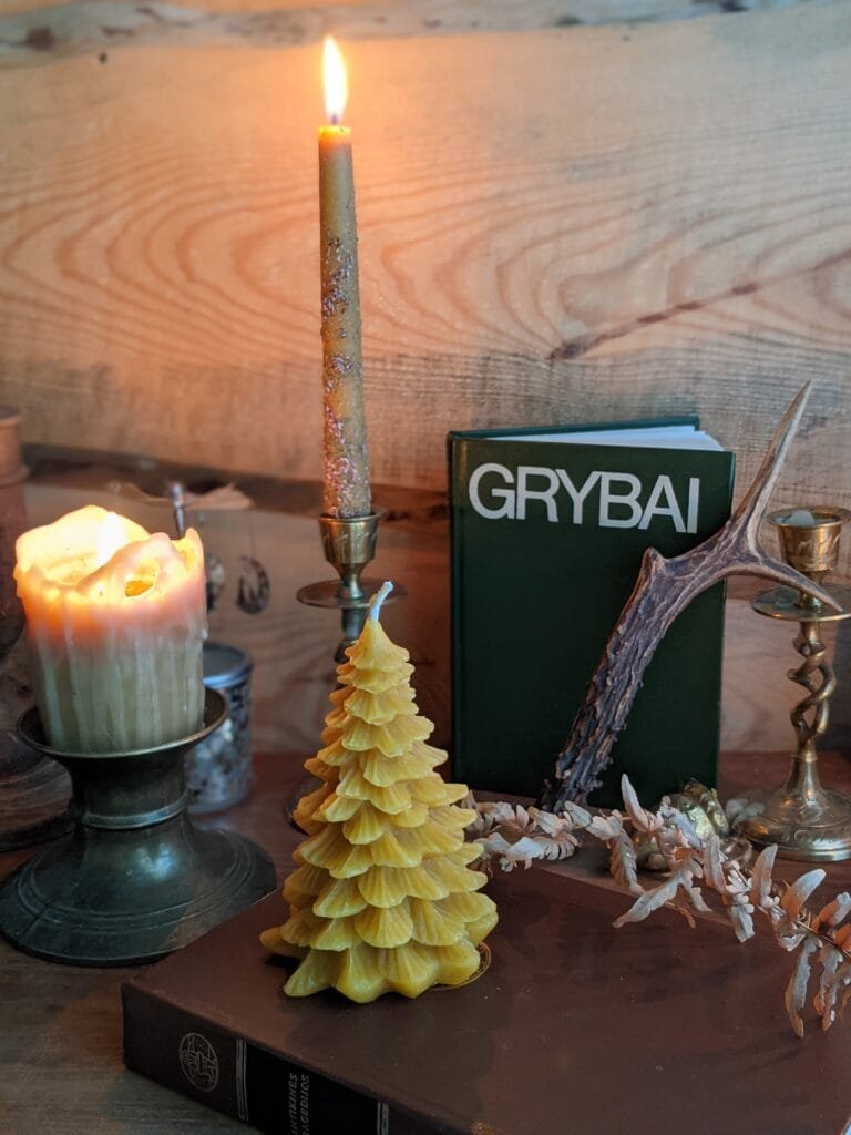 Gamtos filosofija Bičių vaško žvakė (13) Gamtos filosofija Bičių vaško žvakė Eglė