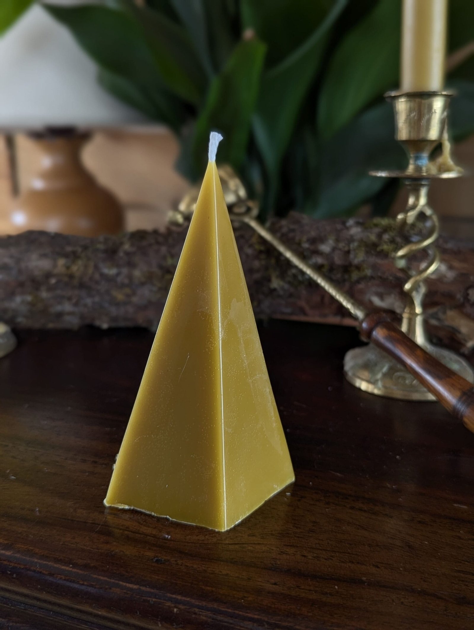 Bičių vaško žvakė 2 Bičių vaško žvakė - Image 2